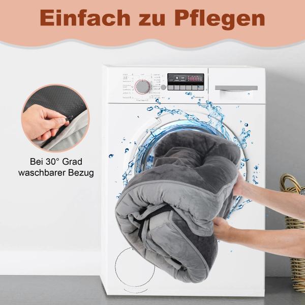 Hundesofa Grosse Hunde, Hundecouch Flauschig, Hundebett Waschbar, rutschfest Hundebetten, Weich Bequem Hundebett, Haustierbett für mittlere große Hunde (89 * 63 * 18cm)